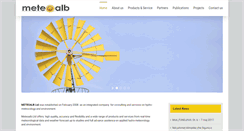 Desktop Screenshot of meteoalb.com